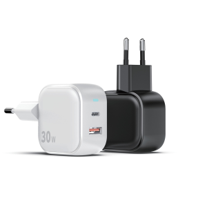 30W GaN Wall Charger USB-A to USB-C