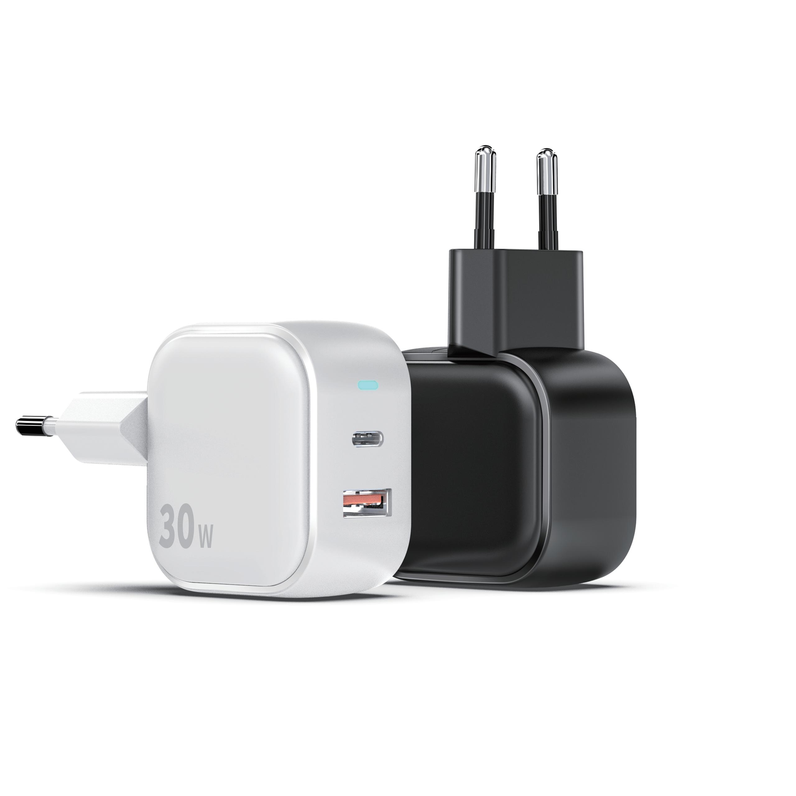 30W GaN Wall Charger USB-A to USB-C