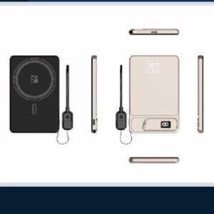 MP108 Multi-Capacity 3-in-1 Stand Wireless Power Bank